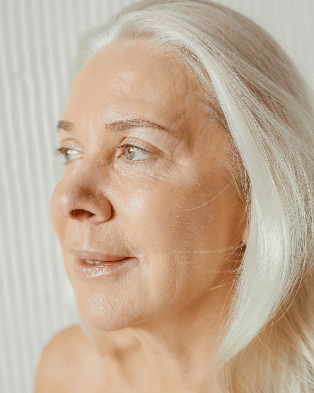 WOMAN AFTER PROFHILO TREATMENT