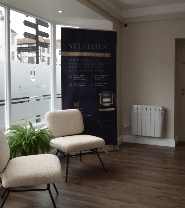 sylfirm banner in sylfirm clinic