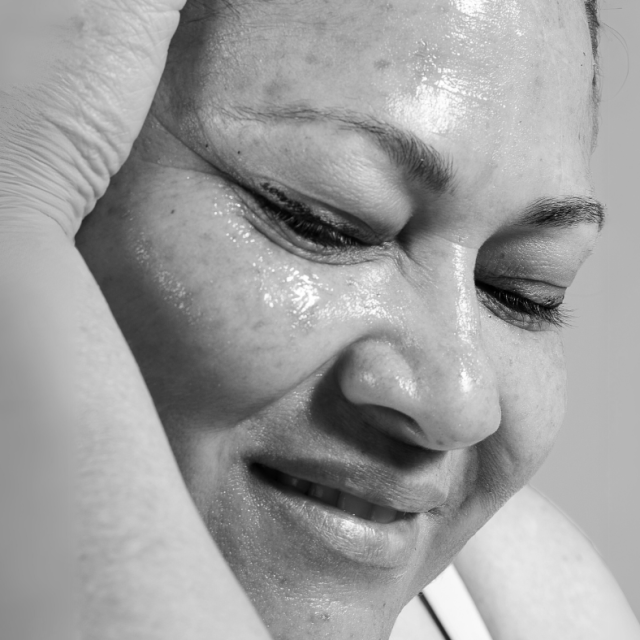 mature womans glowing skin from laser