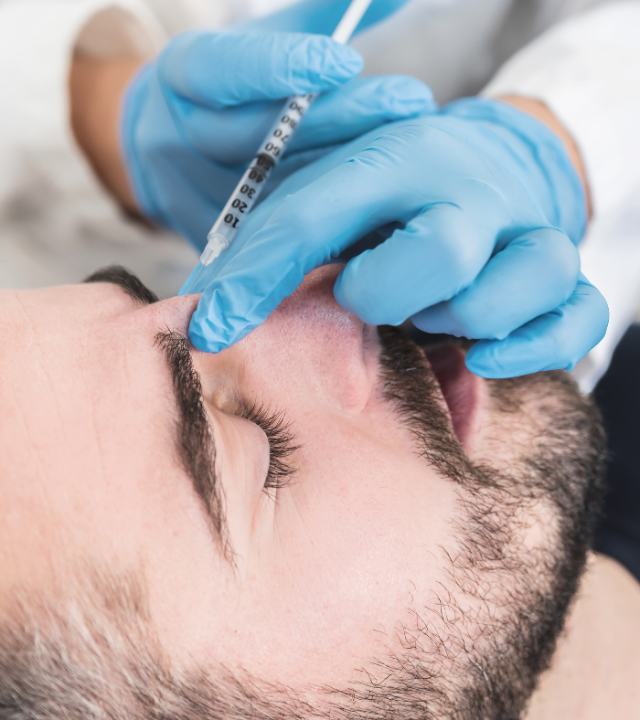 What is the process for getting nose filler injections at a UK clinic?